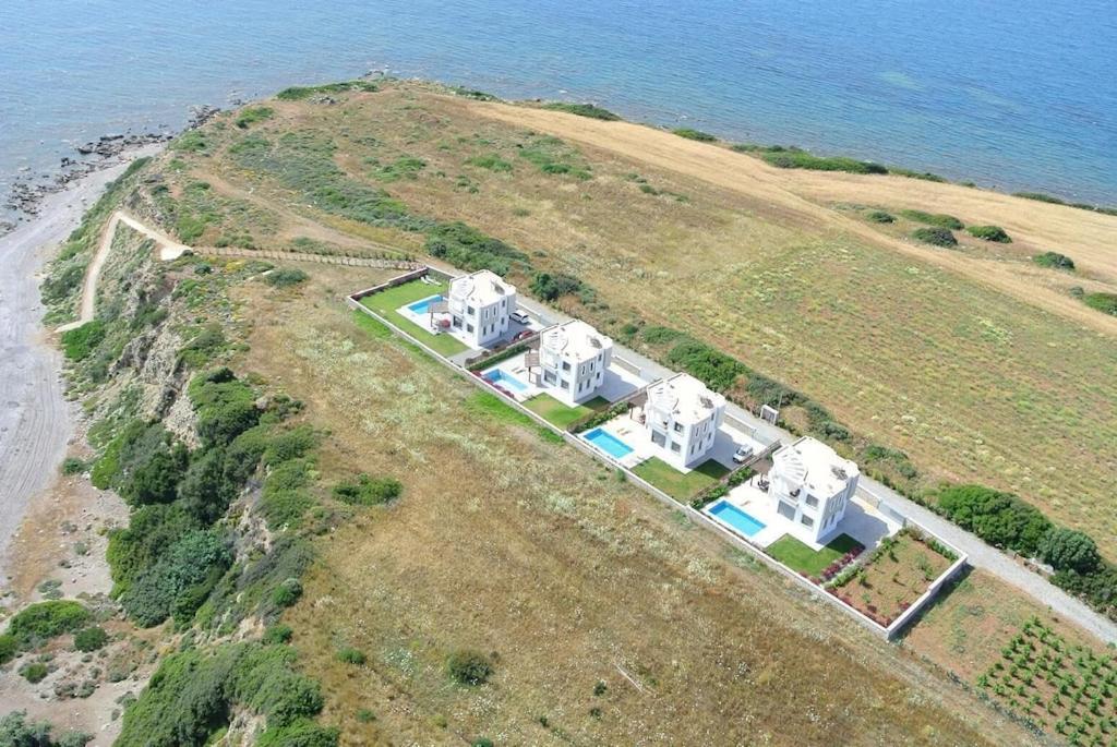 Olga Luxury Beach Front Villas Lachania  Bagian luar foto