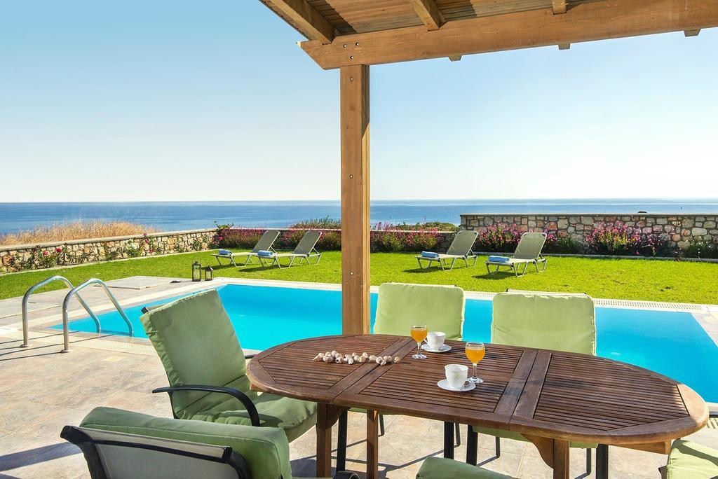 Olga Luxury Beach Front Villas Lachania  Bagian luar foto