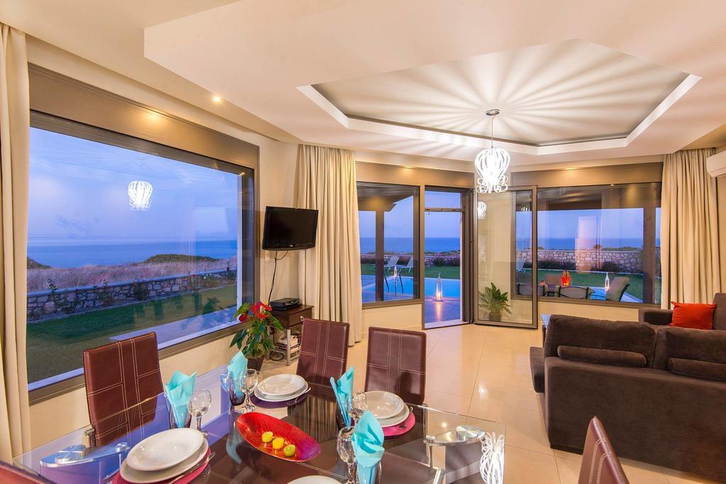 Olga Luxury Beach Front Villas Lachania  Bagian luar foto